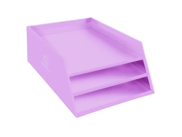 Kartonnen postmand met 3 niveaus