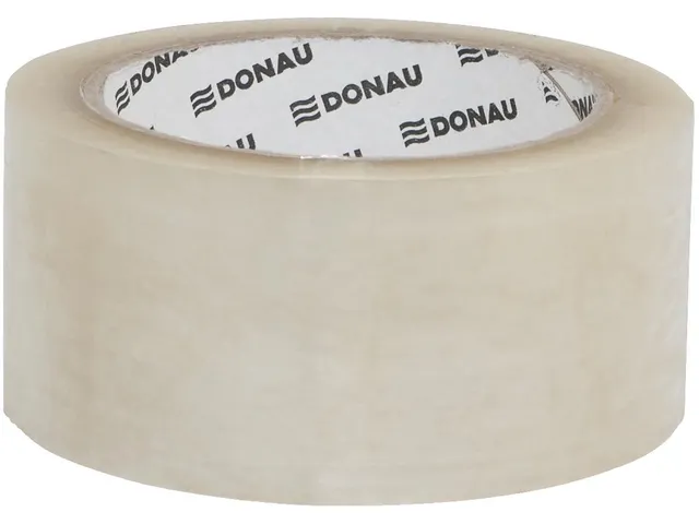 Donau verpakkingstape PP Hot-Melt 48mmx66m 50 micron transparant