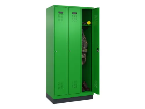 locker,HxBxD 1950x900x500mm,3vak,vak B 300mm,cil.-slot,sokkel