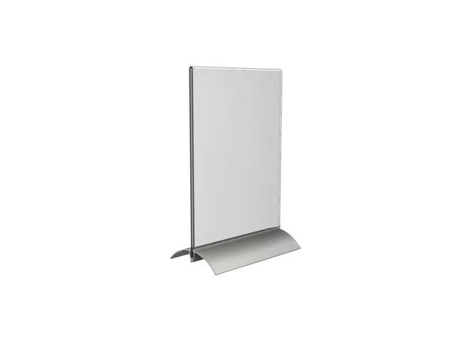 Kaarthouder Europel T-standaard A5 staand acryl / aluminium