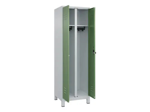 locker voor scheiding van kleding,HxBxD 1950x600x500mm,2vak