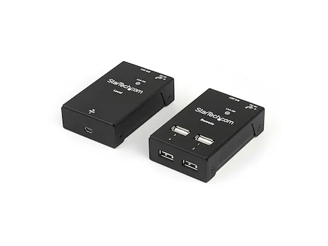 4-Poorts USB 2.0 Extender 40m USB Over Cat5/Cat6 Verlenger