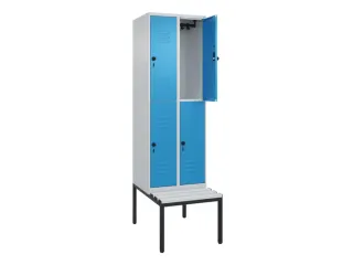 Dubbeldekse dekenkist,HxBxD 2120x600x815mm,2x2vak.,vak B 300mm - 2