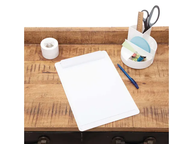 Klembord MAULgo uni recycled A4 staand wit