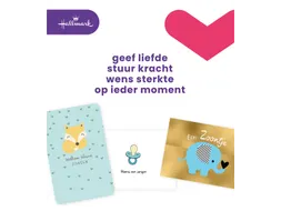 Wenskaart Hallmark Business Box geboorte zoon navulset à 6 stuks