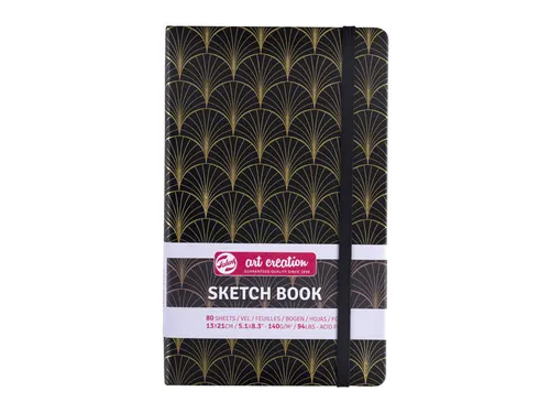 Schetsboek Talens Art Creation 80 vel 140gr 130x210mm art deco