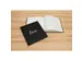 Livre d'or 140 pages tranche or - Format 21x19cm - LOVE Blanc - Noir