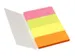 Marque-pages Info Page Markers pPpier brillant 20x50mm 4 couleurs