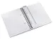 Cahier Leitz WOW A5 ligné spirale PP blanc
