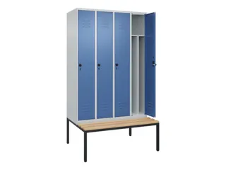 locker voor scheiding van kleding,HxBxD 2120x1200x815mm,4vak - 2