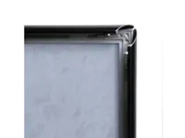 OUTLET Menustandaard Design Standaard Zwart 25 mm Rechte Hoeken A3