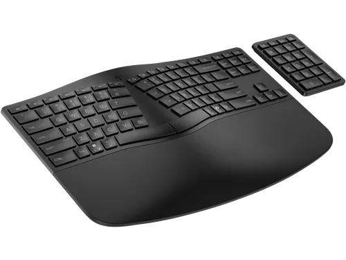 HP 960 Draadloos Toetsenbord Ergonomisch + Numeriek Azerty BE Zwart
