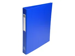 Ringmap PP A4 25mm 4 Rings Blauw