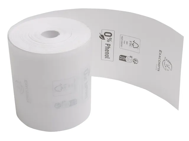 Telrol Exacompta 80mmx76m kern Ø12mm thermisch fenolvrij