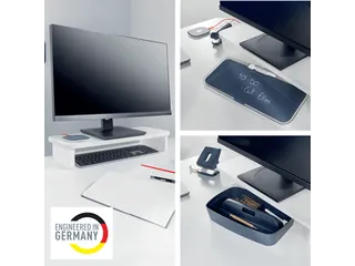 Ergo monitorstandaard, wit - 3