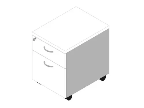 mobiel ladeblok,HxBxD 580x420x560mm,1lade(n),1hangmappenframes