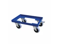 dolly,draagverm. 300kg,laadvl. LxB 405x305mm,platform open,staalplaat