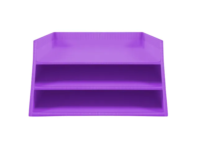 Kartonnen postmand met 3 niveaus