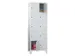 armoire multicases,HxlxP 1850x600x500mm,RAL7035,face avant RAL7035