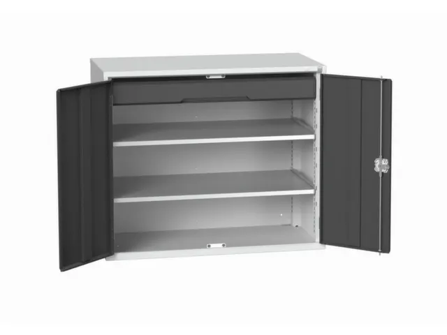 universele kast,HxBxD 1000x1300x550mm,2xStalen bodem,1lade(n)