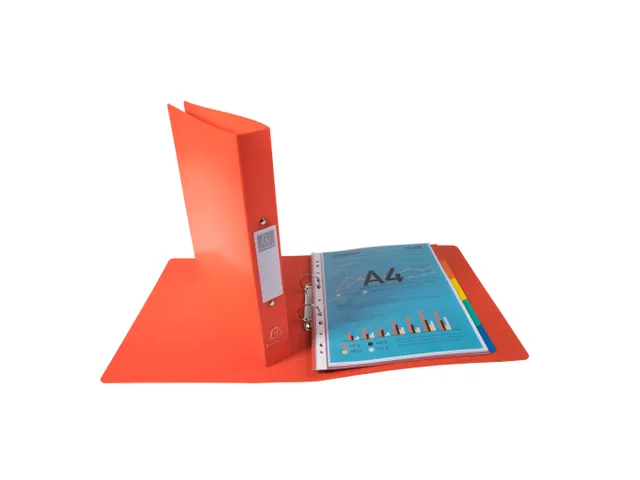 Ringmap PP 1mm OPAK A4+ 2R 30mm rood