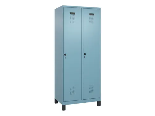 locker voor scheiding van kleding,HxBxD 1950x800x500mm,2vak