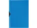 Klemmap PP Met Metalen Clip A4 30 Vel Transparant Blauw