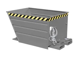 kiepbak,HxLxB 890x1440x800mm,0,7m³,draagverm. 1000kg,RAL7005
