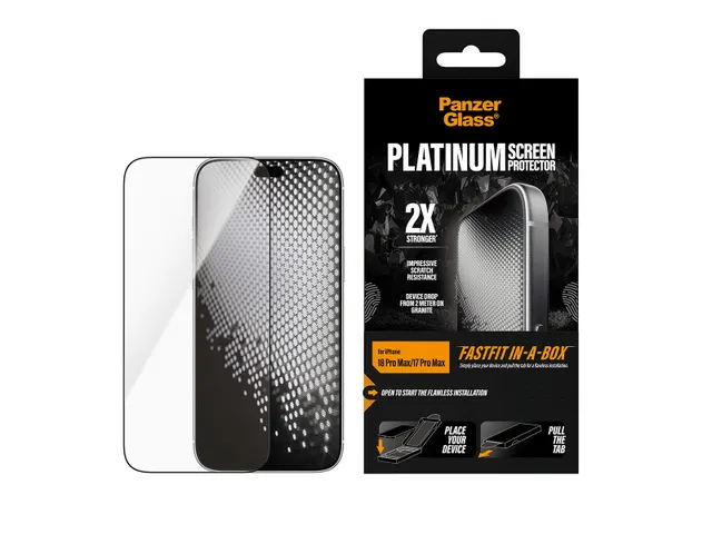 PanzerGlass Platinum Screen Protector iPhone 18 Pro Max | 17 Pro Ma