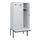 locker met bank,HxBxD 1950x900x815mm,3vak,vak B 300mm,cilinderslot