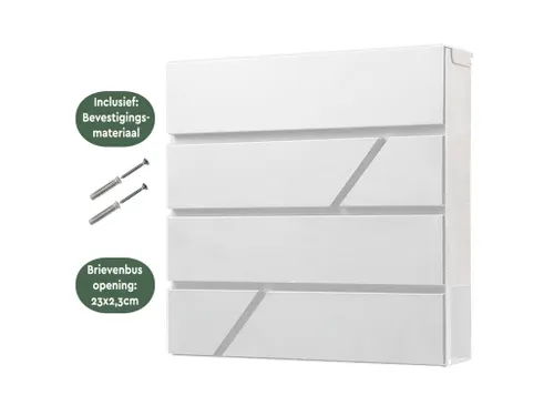 Brievenbus Deluxe Wit PB200