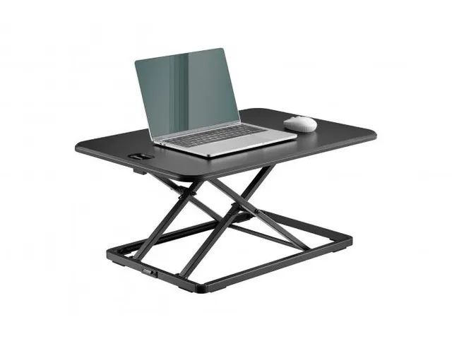 Ergonomische zit/sta bureauconverter 6 hoogtes 67×47 cm 45–405 mm