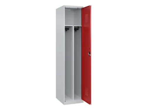 locker voor scheiding van kleding,HxBxD 1850x400x500mm,1vak