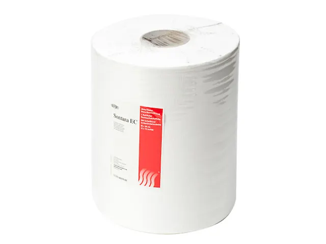 Sontara EC Non Woven Poetsdoeken op rol Wit
