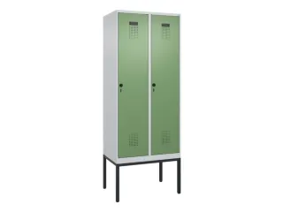 locker,HxBxD 2120x800x500mm,2vak,vak B 400mm,draaigrendel - 2