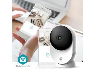 Beveiligingscamera Nedis Smartlife Wifi indoor 3MP Full HD 1296p wit - 7
