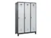 locker voor scheiding van kleding,HxBxD 1950x1200x500mm,3vak