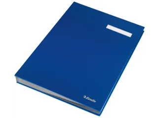 Vloeiboek Esselte 6210 karton 20 vakken blauw - 3