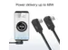 Kabel ACT USB-C hoek links/rechts 10Gbps 1m