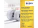 prijstangetiketten Avery non-permanent 12x26mm wit 10 rol in doos