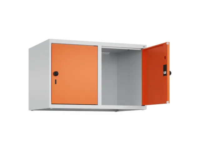 opzetkast,v. locker,2vak.,vak B 400mm,HxBxD 500x800x500mm,vleugeldeur