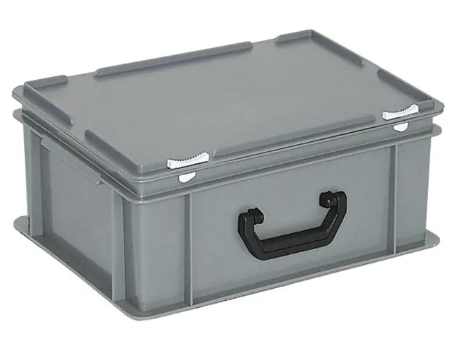 Euronorm Koffer Hxlxb 180x400x300mm 16l 1 Handgreep Blauw