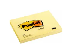 Notes Canary Yellow, 76 x 102 mm, Geel