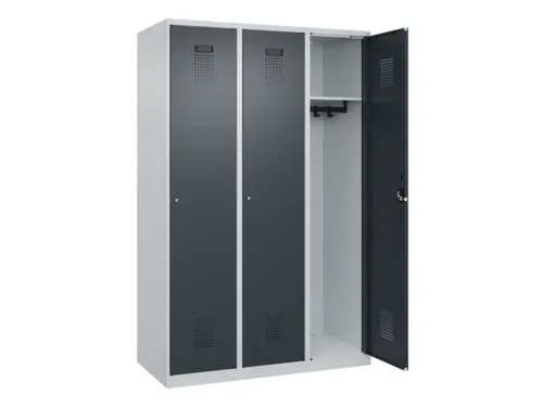 locker,HxBxD 1850x1200x500mm,3vak,vak B 400mm,cil.-slot