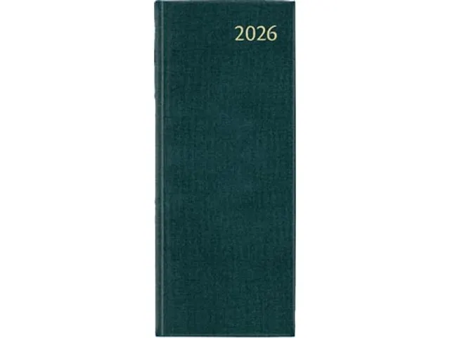 Agenda Longo LA411 Linnen assorti 1dag/2pagina's 2026