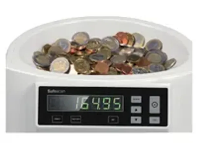 OUTLET Safescan 1250 Munttelmachine & Sorteerder Euro Wit