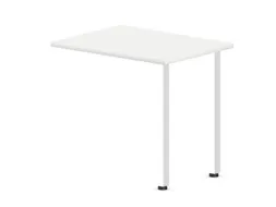 aanbouwtafel,i.h.v.,HxBxD 720-840x800x600mm,Bl-wit