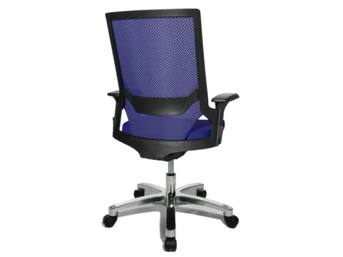 Bureaustoel Blauw Zitting H X B X D 420-550X 480X 460Mm Synchroonmecha
