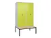 locker voor scheiding van kleding,HxBxD 2120x1200x815mm,4vak