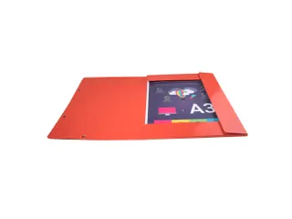Elastomap A3 3 kleppen IDERAMA Maxi Capacity glanskarton Assorti - 17